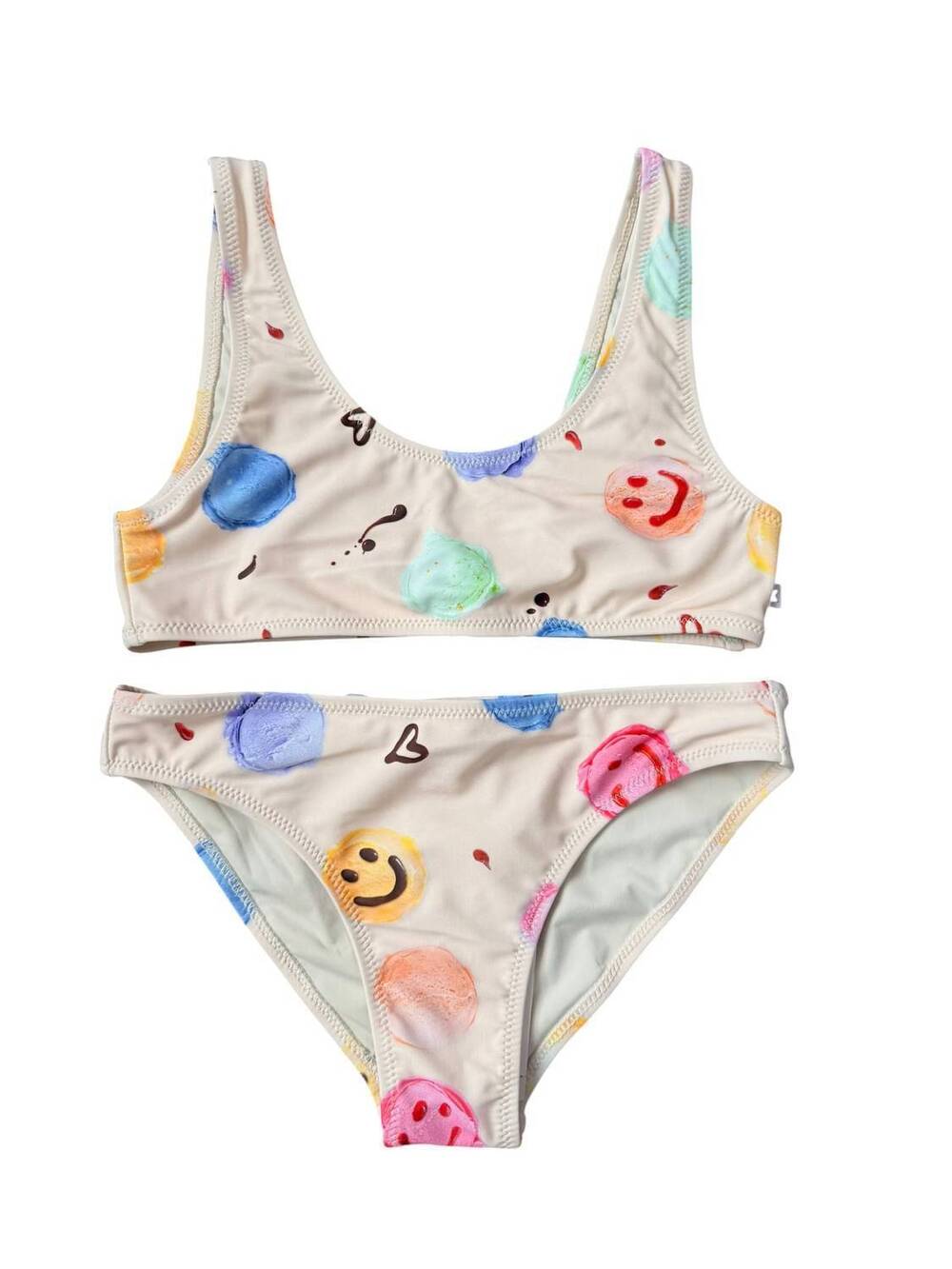 NEW MOLO girls nola bikini in smile scoops